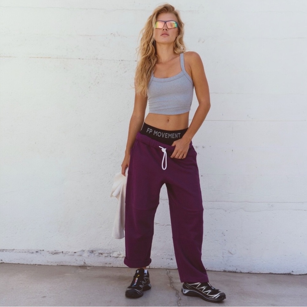 Free People Top Score Barrel Pants